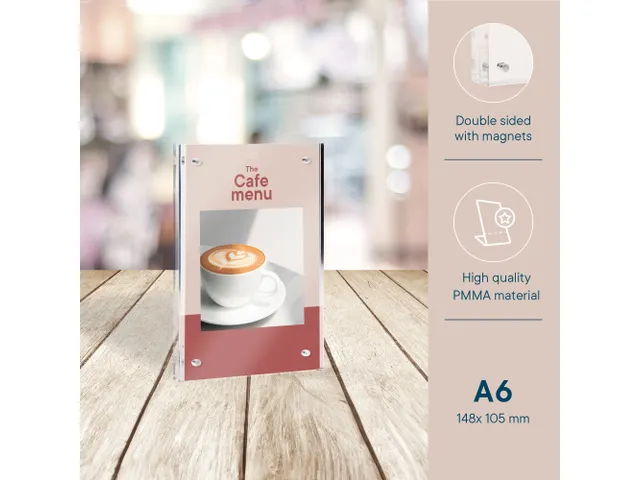 Europel Kaarthouder Luxe A6 Acryl