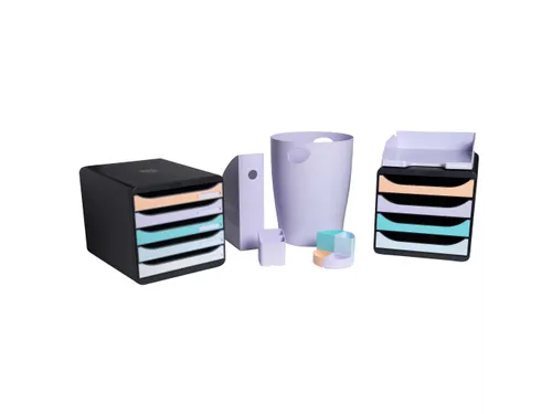 ECOBIN Papiermand 15L Aquarel mauve