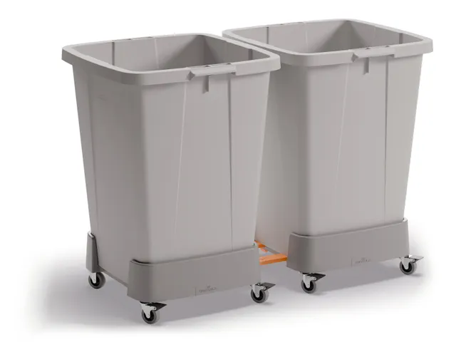 Trolley DURABIN 90L rPP Grafiet Grijs