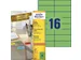 Etiquette Avery Zweckform 3454 105x37mm vert 1600 pièces