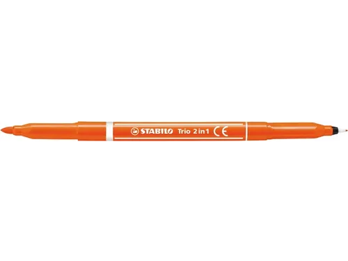 Viltstift Stabilo Trio Non Permanent 2 In 1 223/10 Stuks Assorti