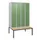 locker met bank,HxBxD 1950x1200x815mm,4vak,vak B 300mm,cil.-slot