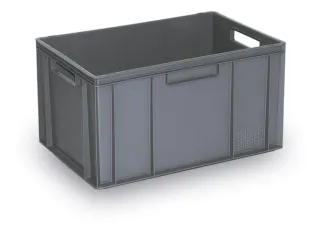 Euronorm Stapelkrat Hxlxb 320x600x400mm 63liter Grijs - 1
