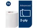 Tork 472161 T4 Traditioneel Toiletpapier Advanced 2-Laags 48 rol