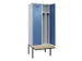 locker met bank,voor scheiding van kleding,HxBxD 2120x800x815mm,2vak