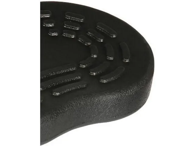 Stahulp Staal H 610-860Mm Zitting Zwart Pu Schuim Schuine Zuil