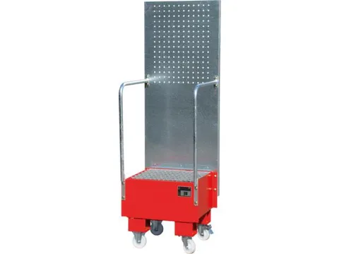 verrijdbare opvangbak,v. 1x60l vat,opvangvol. 60l,HxBxD 1775x590x570mm