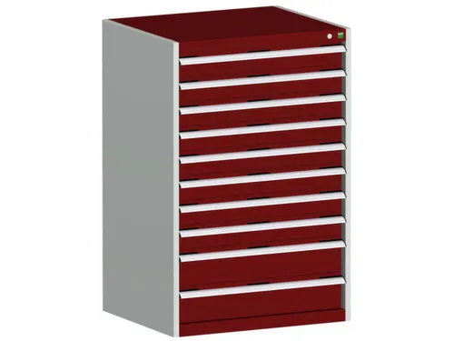 ladekast HxBxD 1200x800x750mm 10laden zware lasten RAL7035 RAL3004