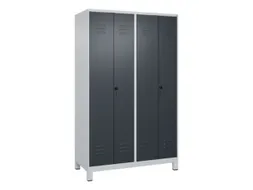 PBM-locker,HxBxD 1950x1200x500mm,4vak,vak B 300mm,draaigrendel