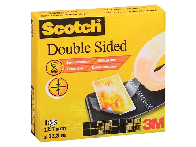 Ruban adhésif Scotch 665 22,8mx12mm double face