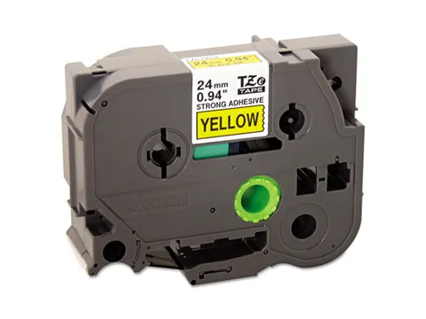 NEUTRAL Labeltape P-touch TZE-S651 24mmx8m Zwart op Geel gelamineerd