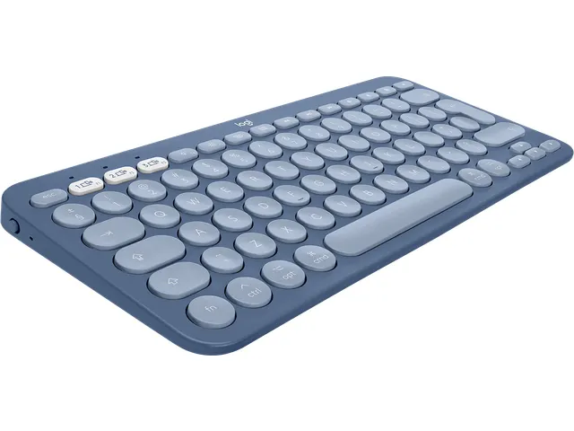 Clavier sans fil Logitech K380 pour MAC Bluetooth QWERTY GB bleu