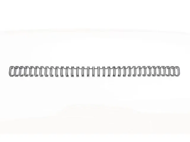 Draadrug GBC 14mm 34-rings A4 zwart 100stuks