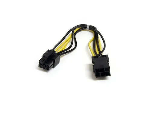 20cm 6-pins PCI Express voeding verlengkabel