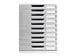 Bloc à tiroirs MODULO A4 10 tiroirs Classic Gris