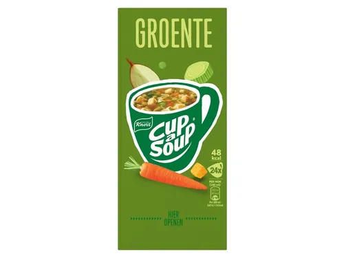 Cup a Soup Knorr groente 140ml doos 24 stuks