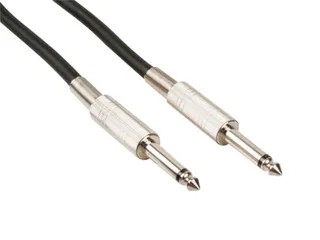 Luidsprekerkabel - Jack 6.35mm Naar Jack 6.35mm - Mono - 3m - Blauw - 1
