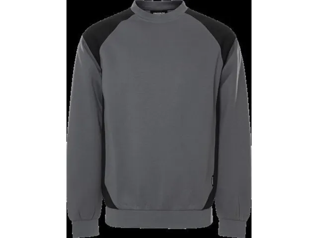 Fristads 7148 GSM sweater, grijs/zwart, maat L, per stuk