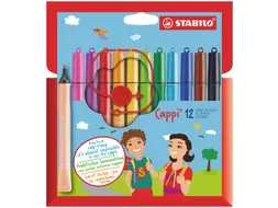 Viltstift Stabilo Cappi 168/12-1 12Stuks Assorti