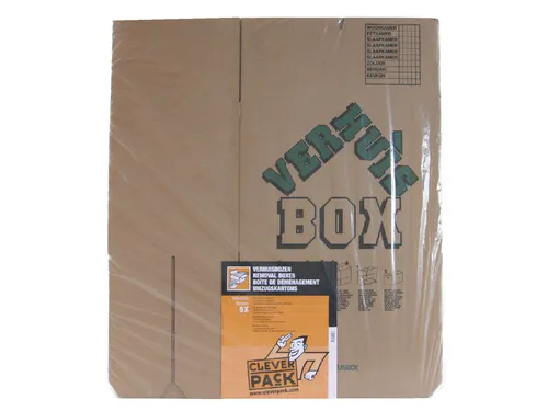 Verhuisdoos CleverPack bedrukt 480x320x360mm 5stuks
