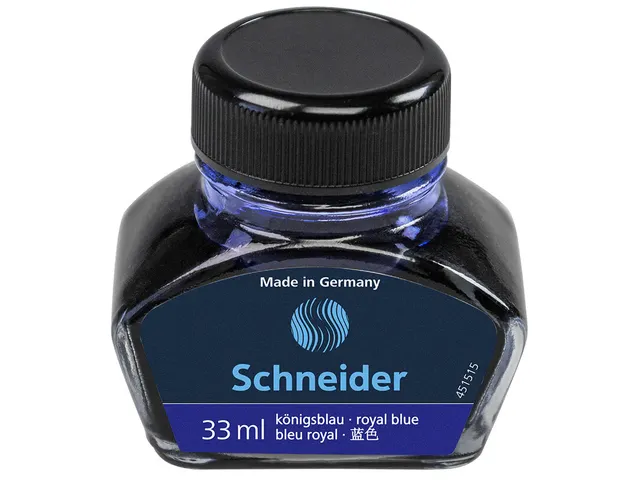 Inktpotje Schneider 33ml koningsblauw