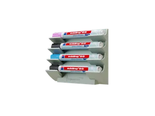 MATTE Glasbord markerhouder magnetisch voor 4 markers Sage Green - 5