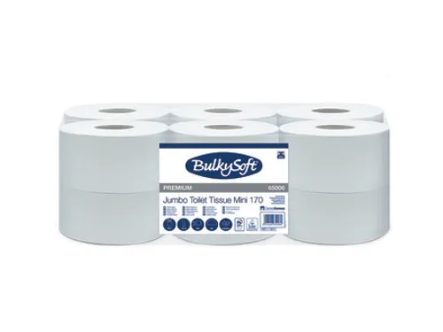 BulkySoft Mini jumborollen cellulose 2laags 12x170m Eco
