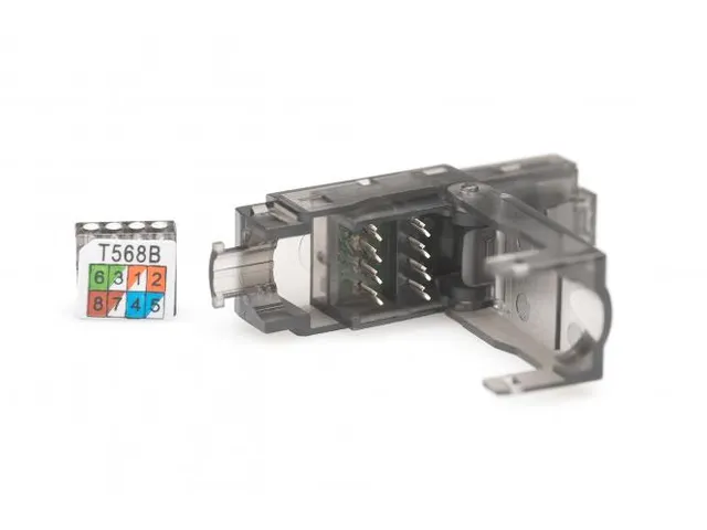 CAT 6A RJ45-connector voor veldtoepassingen onafgeschermd