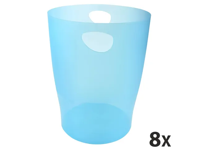 Set corbeilles à papier Ecobin x4 - Turquoise