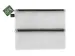 Trousse Foldersys A4 EVA transp sans PVC 4 comp fermeture éclair noir