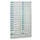 ladekast,HxBxD 1800x1000x500mm,30lade(n),centr. vergrendeling