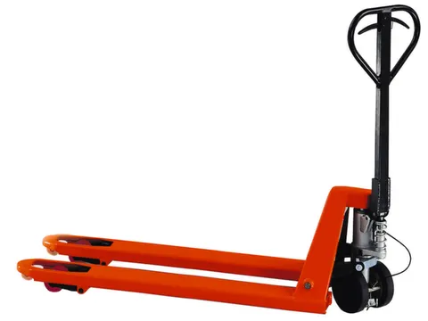 Palletwagen 2.5t Zwenk-/vorkwielen Rubber/pu Enkel Vorklengte 1000mm