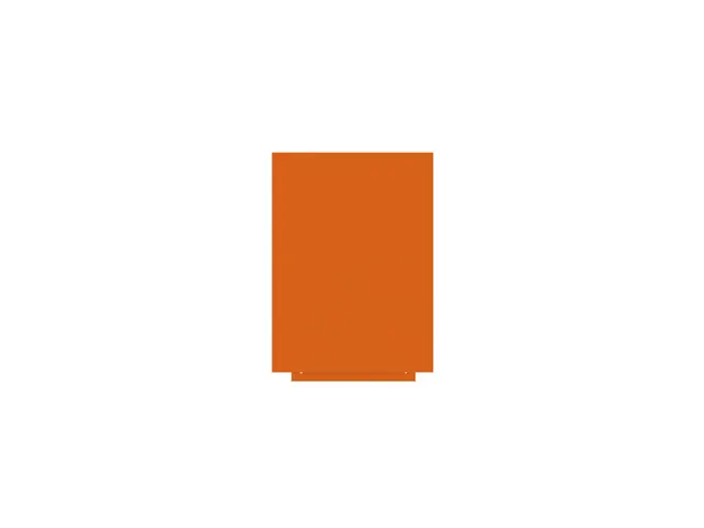 Tableau blanc Rocada Skincolour 55x75cm orange laque