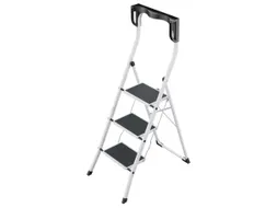 vouwtrapje,3treden m. antislipmatten,bordes H 0,69m