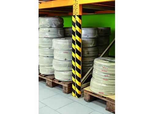 Beschermingsprofiel Durable C35 hoek 1m geel zwart