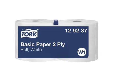 Tork Poetspapier Basic 129237 W1 2-laags Wit