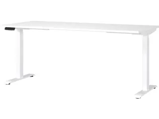 Elektrisch ihv bureau,HxBxD 720-1200x1800x800mm,blad wit,T-voet wit - 1