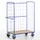 etagewagen,draagverm. 600kg,laadvl. LxB 1000x700mm,houtetage,RAL5010