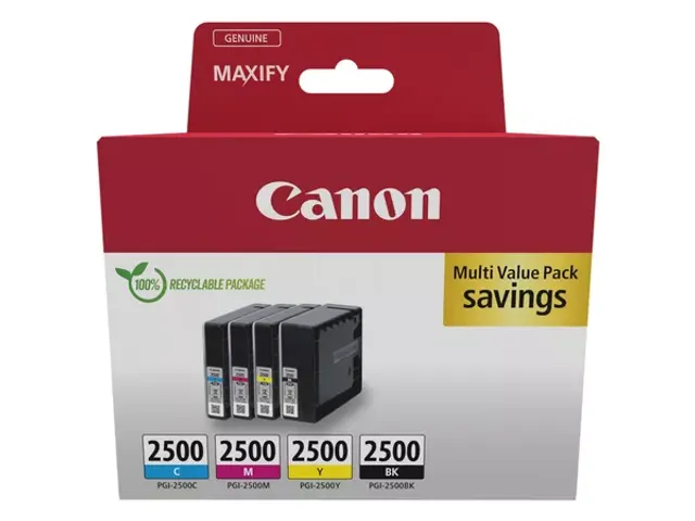 Canon 9290B006 PGI-2500 BK/C/M/Y-inktcartridge Multipack