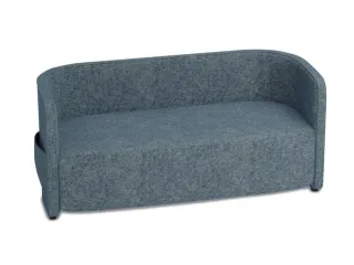 sofa,2-zits,stof lichtblauw,HxBxD 760x1570x760mm,2zijvakken - 2