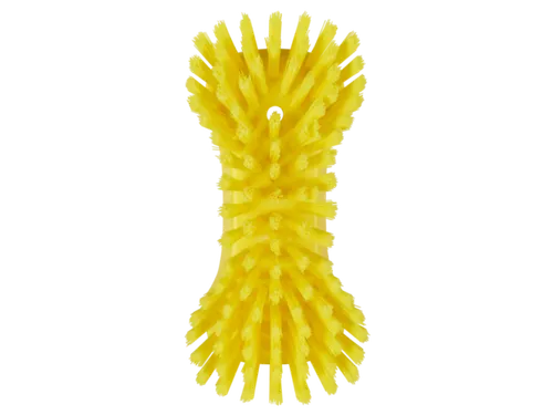 Vikan Hygiene extra grote handborstel extra harde vezels 230mm Geel