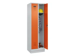 locker,HxBxD 1950x600x500mm,2vak,vak B 300mm,cil.-slot,sokkel - 1