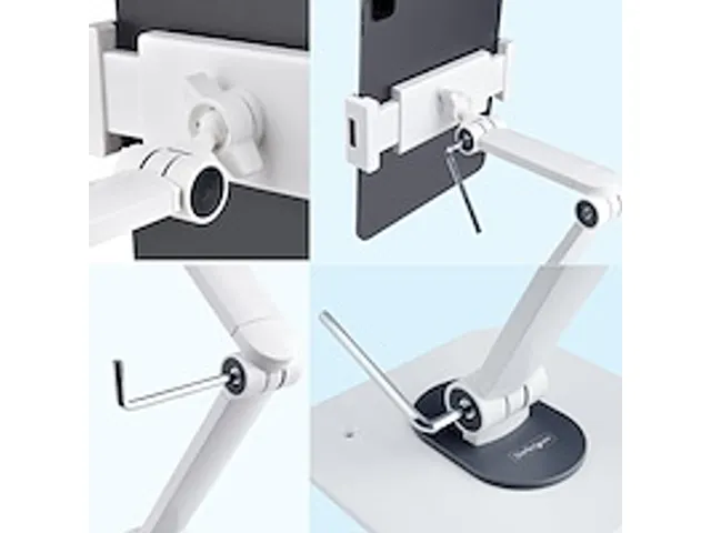 Verstelbare Tablet Houder voor Bureau wit