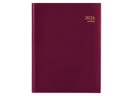 Agenda 2027 Brepols Timing Lima 7dagen/2pagina's viertalig bordeaux