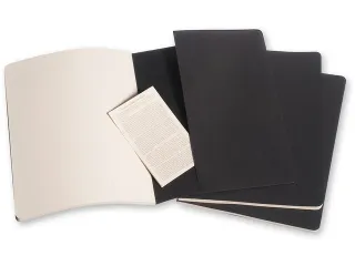 Schrift Moleskine Blanco Xl Zwart 190x250mm - 9