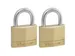 Cadenas Master Lock 2 verrouillage égal laiton 40mm