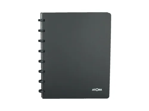 Adresboek Atoma A5 lijn 54vel 90gr PP assorti