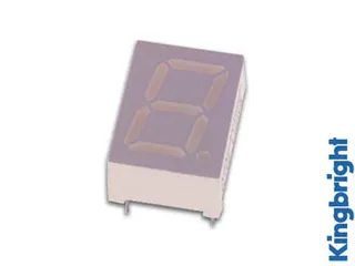 1-Digit Display 10mm Gemeenschappelijke Anode Superrood - 1