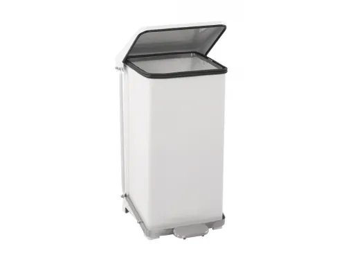 Industriële pedaalemmer 45 Liter Wit