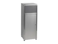 afvalbak opstelbaar 50 Liter 1opening(en) romp RVS